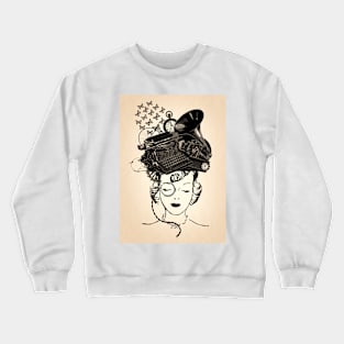 Steampunk Girl Crewneck Sweatshirt